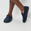Chaussons Isotoner bleu homme