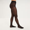 Collants fantaisie 30D noir femme
