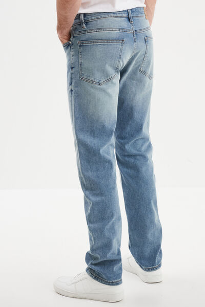 Jeans regular 5 poches denim triple stone homme