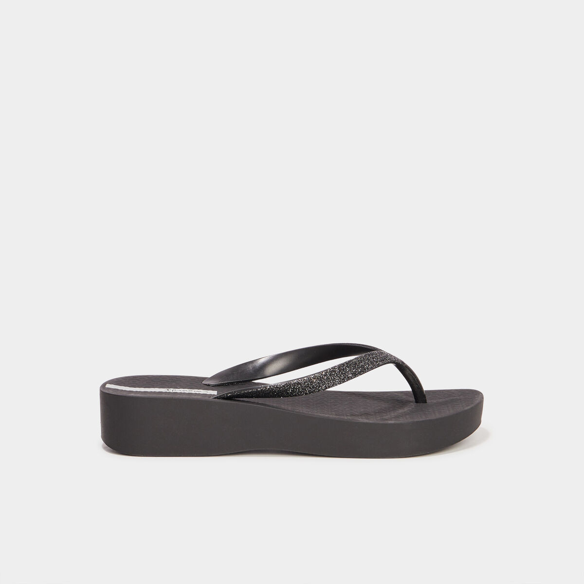 Tongs plateformes Ipanema noir femme