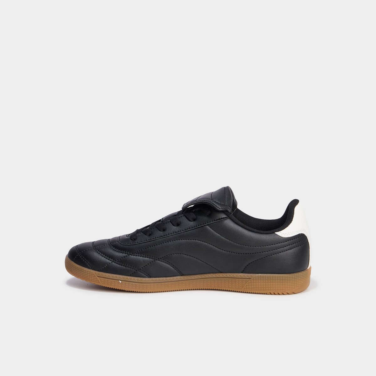 Tennis basses &agrave; lacets noir homme