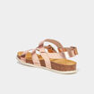 Sandales en cuir Kickers Kickalana rose femme