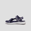 Sandales &agrave; scratchs bleu marine homme