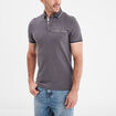 Polo manches courtes 1 poche coton gris foncé homme