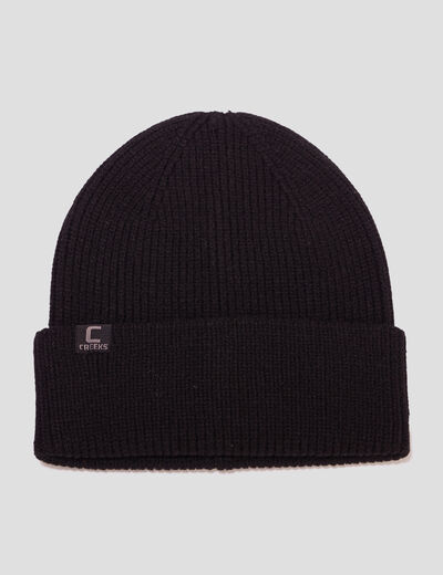 Bonnet tricoté Creeks noir homme