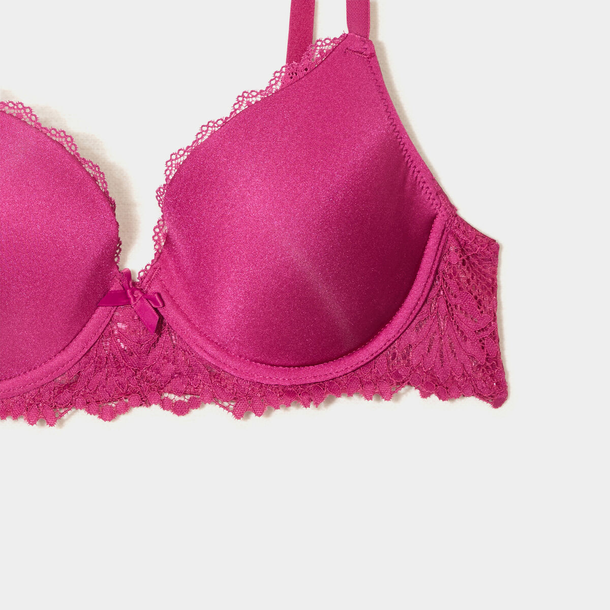 Lot 2 soutiens-gorge paddés violet femme