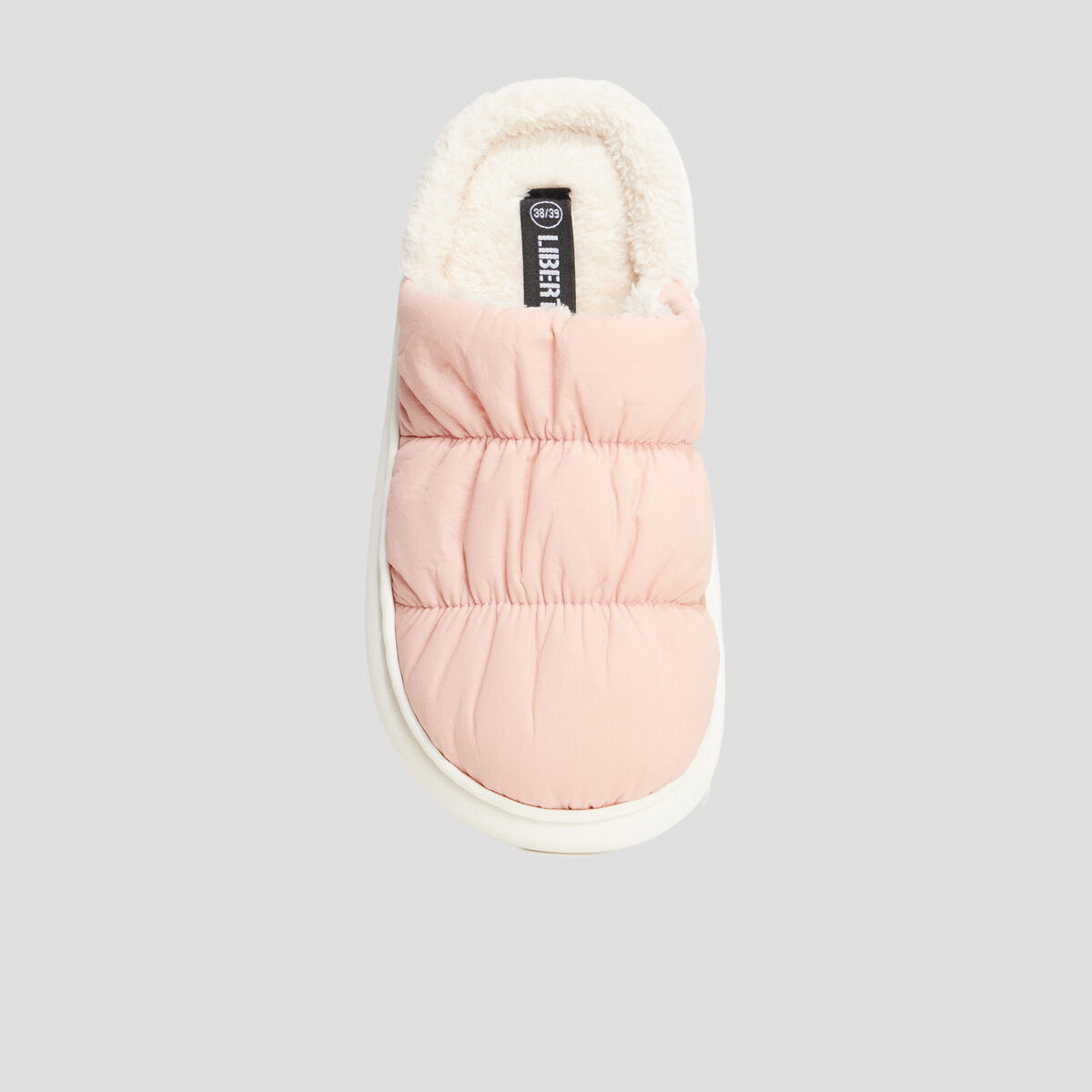 Chaussons mules matelassés Liberto rose femme