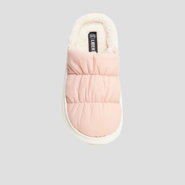 chaussons mules matelasses liberto rose femme Chaussons mules matelassés Liberto rose femme