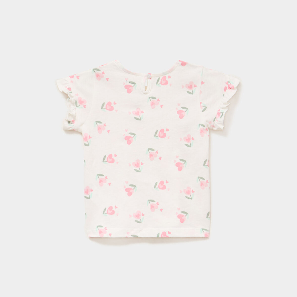 Ensemble 2 pi&egrave;ces legging et t-shirt ecru b&eacute;b&eacute; fille