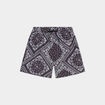 Short de bain noir homme