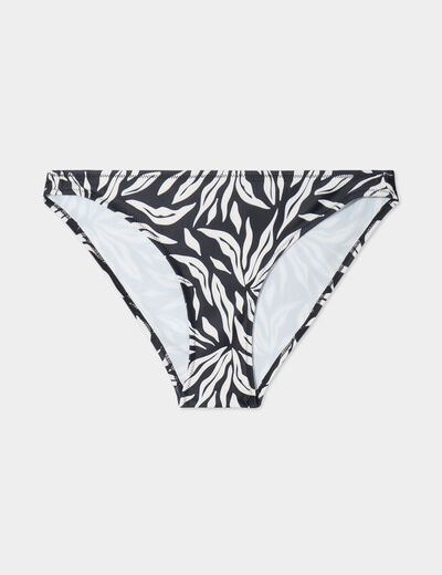 Bas de maillot de bain noir femme