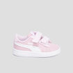 Tennis basses pailletées Puma Smash rose bébé fille