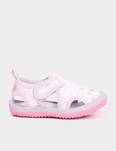 Sandales de plage multicolore bébé fille