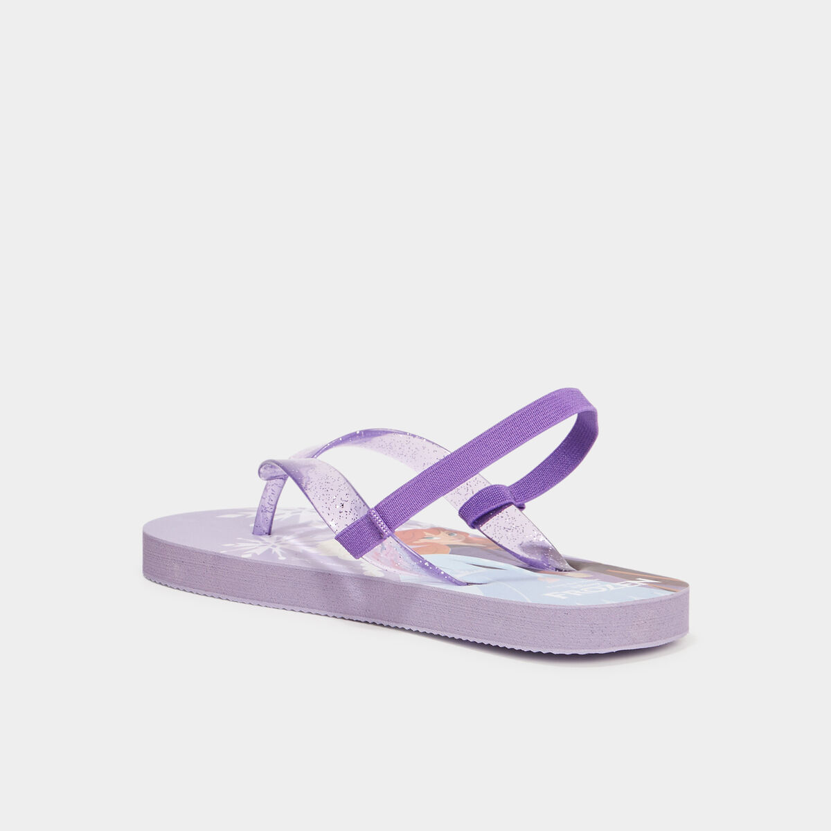 Tongs Reine des neiges parme fille
