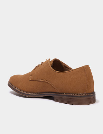 Derbies &agrave; lacets marron clair homme
