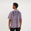 T-shirt 1 poche manches courtes coton violet homme