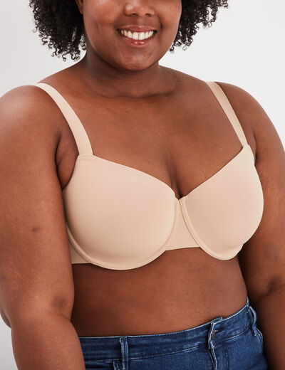 Soutien-gorge corbeille sable femme grande taille