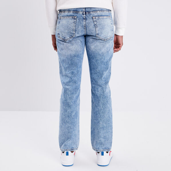 Jeans regular stretch ceinturé denim double stone homme