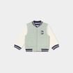 Gilet zipp&eacute; matelass&eacute; col teddy vert pastel b&eacute;b&eacute; gar&ccedil;on