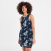 Robe courte sans manches Liberto violet femme