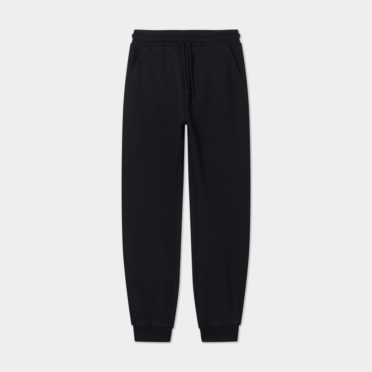 Pantalon de jogging droit noir fille