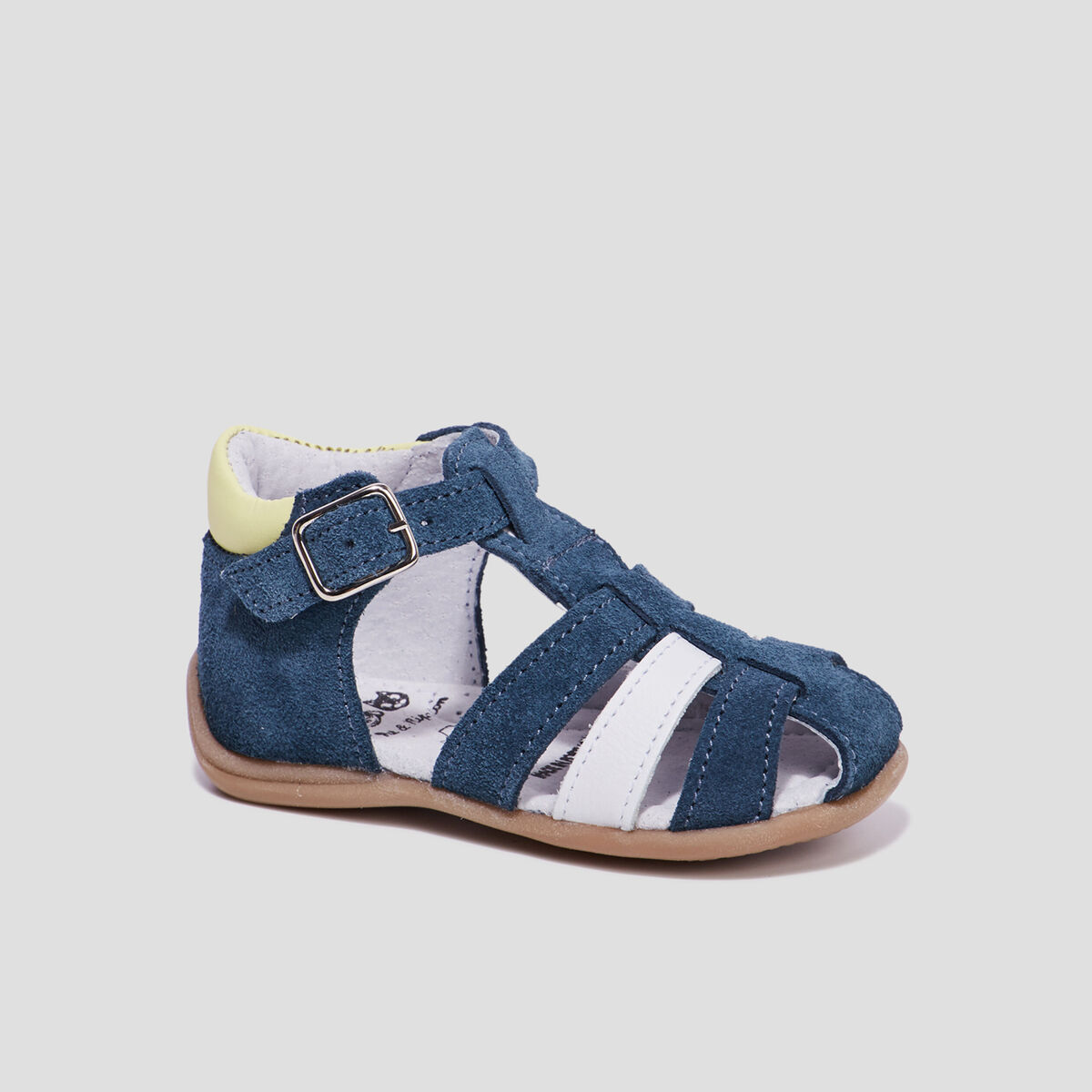 Sandales en cuir multicolore b&eacute;b&eacute; gar&ccedil;on