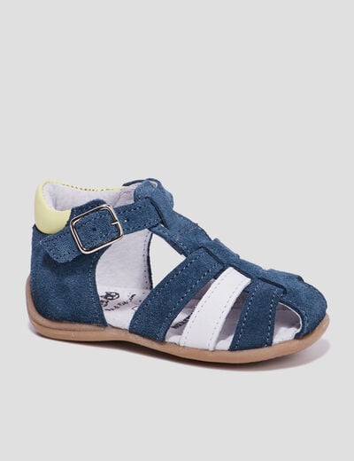 Sandales en cuir multicolore bébé garçon