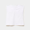 Bustier ajust&eacute; coton majoritaire blanc femme