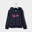 Sweat zippé à capuche Creeks bleu marine fille