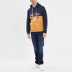 Sweat à capuche manches longues Creeks jaune moutarde homme