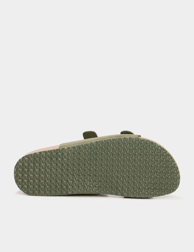 Sandales vert kaki garçon