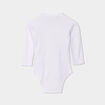 Ensemble pyjama et body effet velours blanc bébé garçon