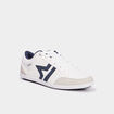 Tennis basses à lacets blanc homme