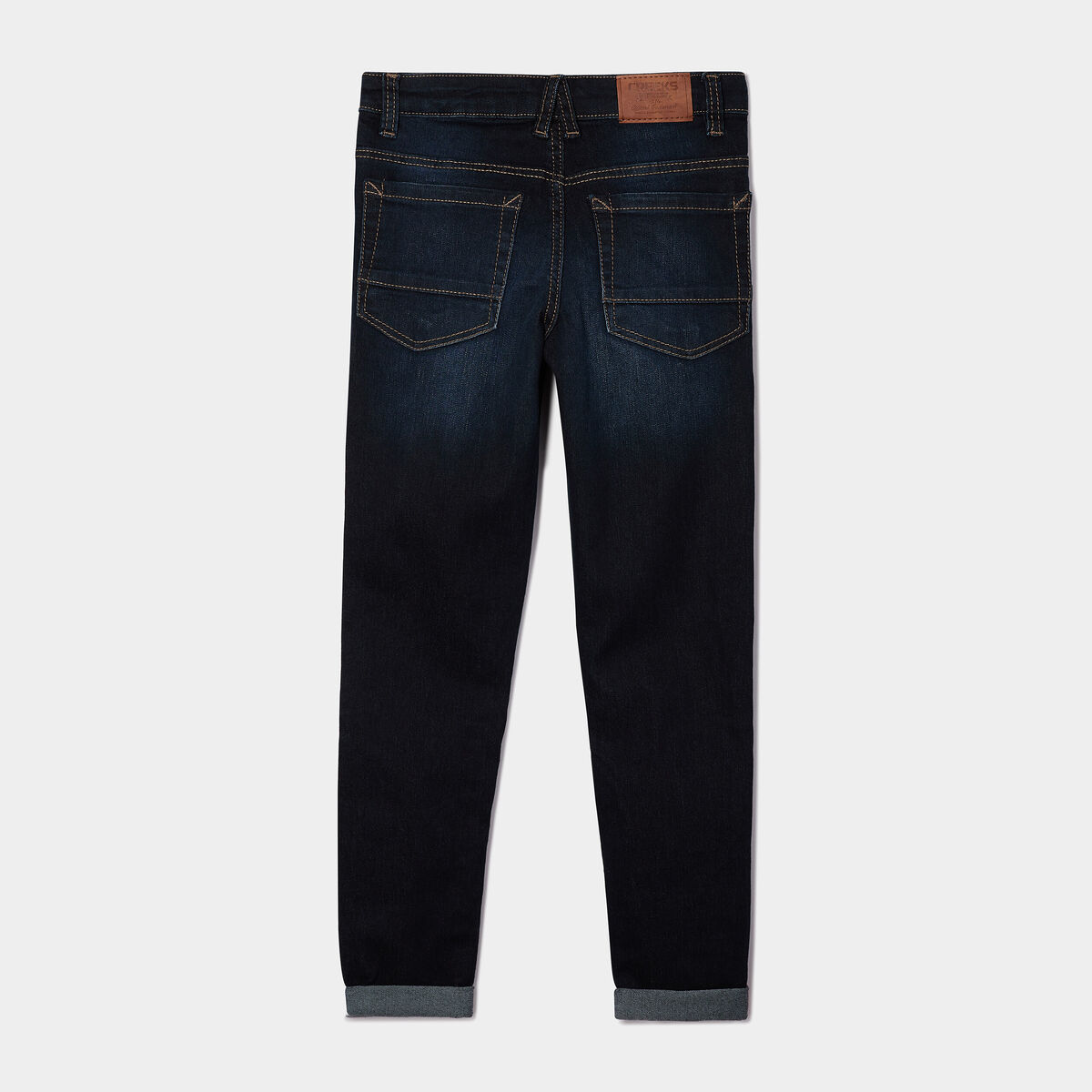 Jeans skinny taille ajustable Creeks denim brut garçon