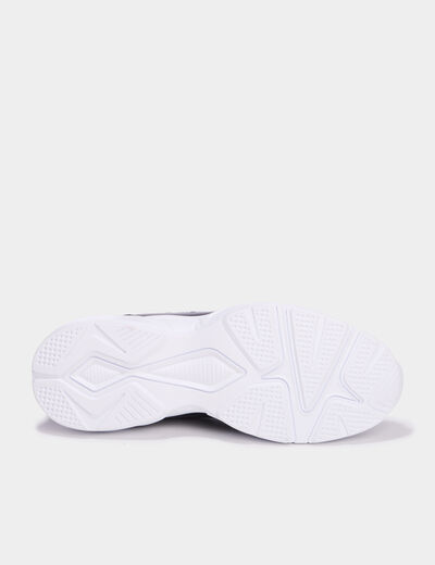 Baskets running semelles bulles violet femme