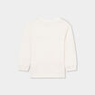 T-shirt manches longues coton Creeks blanc bébé garçon