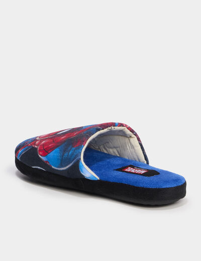 Chaussons mules Spider-Man bleu gar&ccedil;on