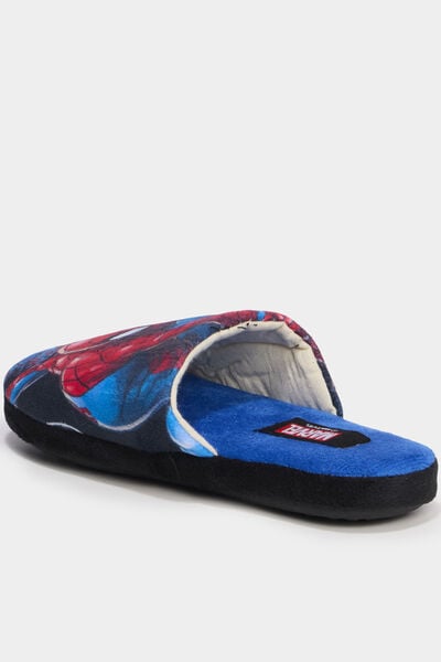 Chaussons mules Spider-Man bleu gar&ccedil;on