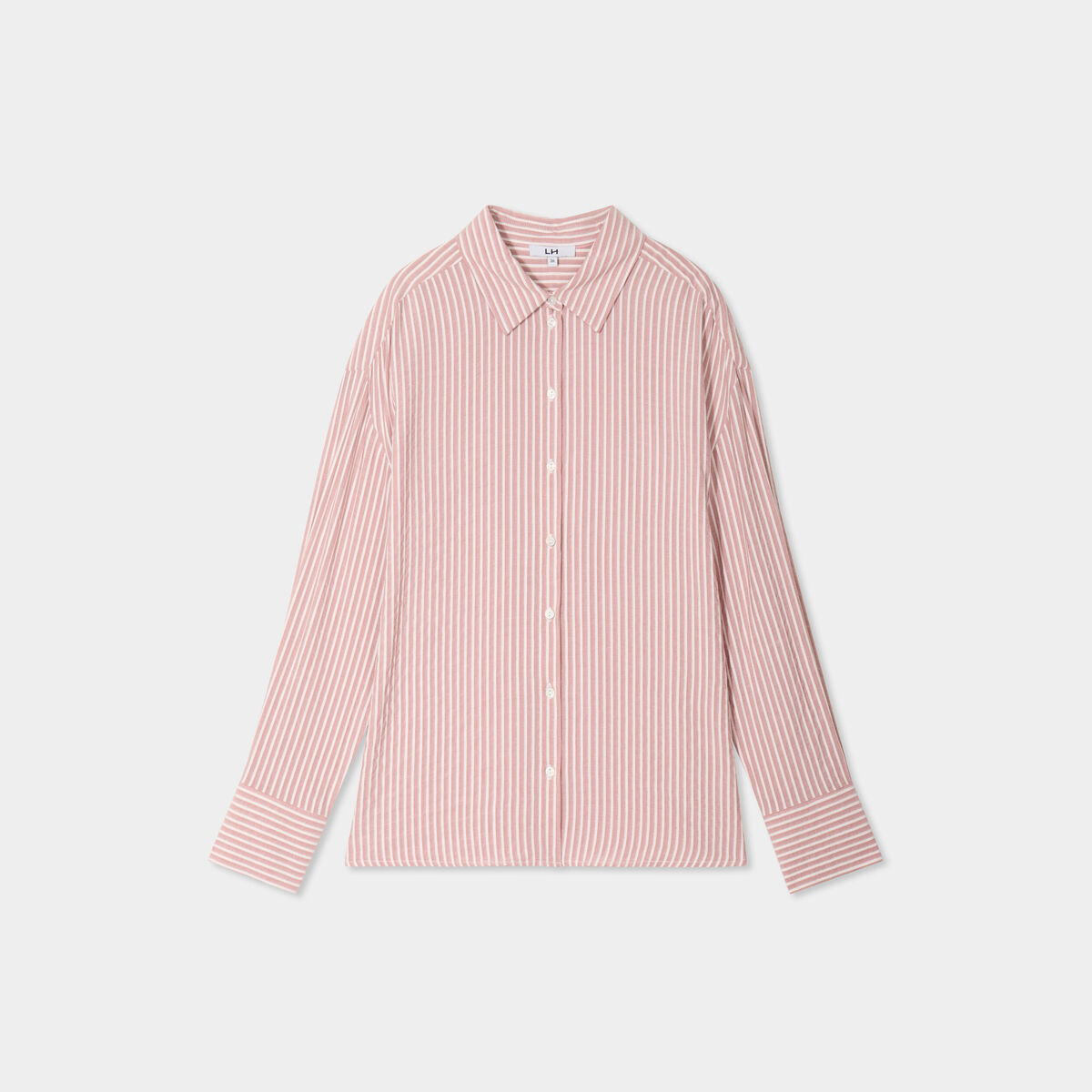 Chemise manches longues bordeaux femme