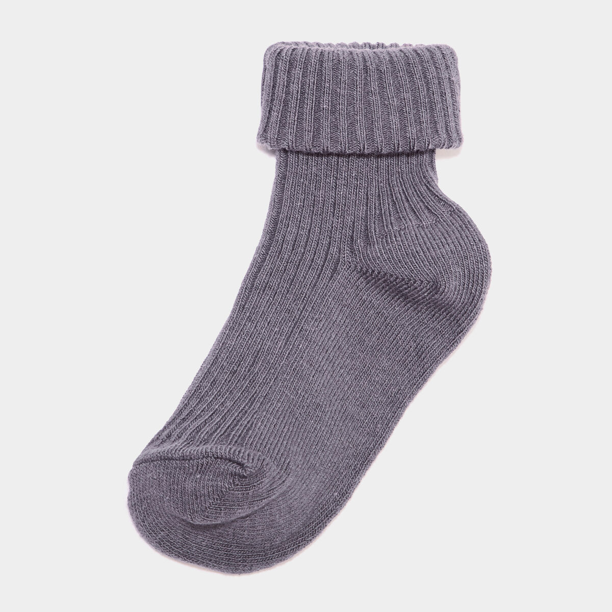 Lot 5 paires chaussettes côtelées coton multicolore bébé fille