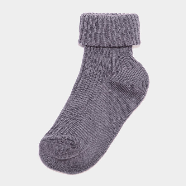 Lot 5 paires chaussettes côtelées coton multicolore bébé fille