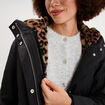 Parka 3-en-1 avec capuche amovible noir femme