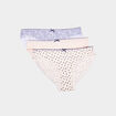 Lot 3 culottes coton rose clair femme