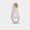 Tennis en toile &agrave; lacets bout renforc&eacute; multicolore fille