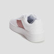 Tennis plateformes Sparkle Champion blanc femme