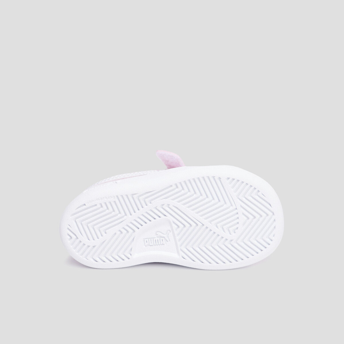 Tennis basses pailletées Puma Smash rose bébé fille