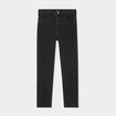 Jean stretch slim 7/8 &egrave;me denim noir femme