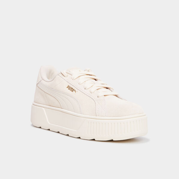 tennis basses plateformes puma karmen sable femme Tennis basses plateformes Puma Karmen sable femme