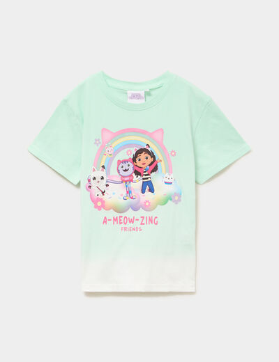 T-shirt Gabby et la maison magique vert fille
