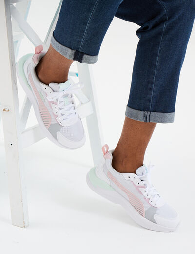 Baskets running à lacets Puma vert pastel femme